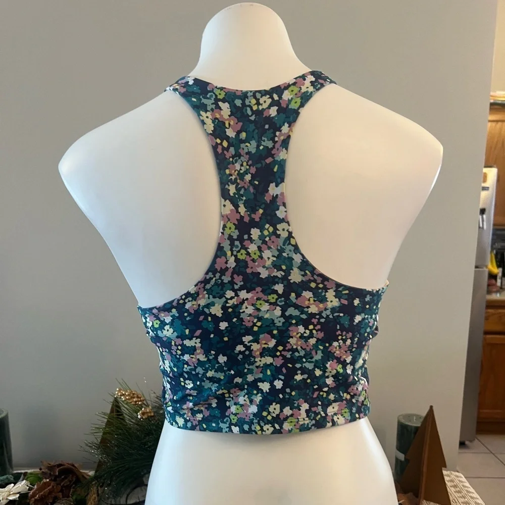 Old Navy active girls floral sports bra tank